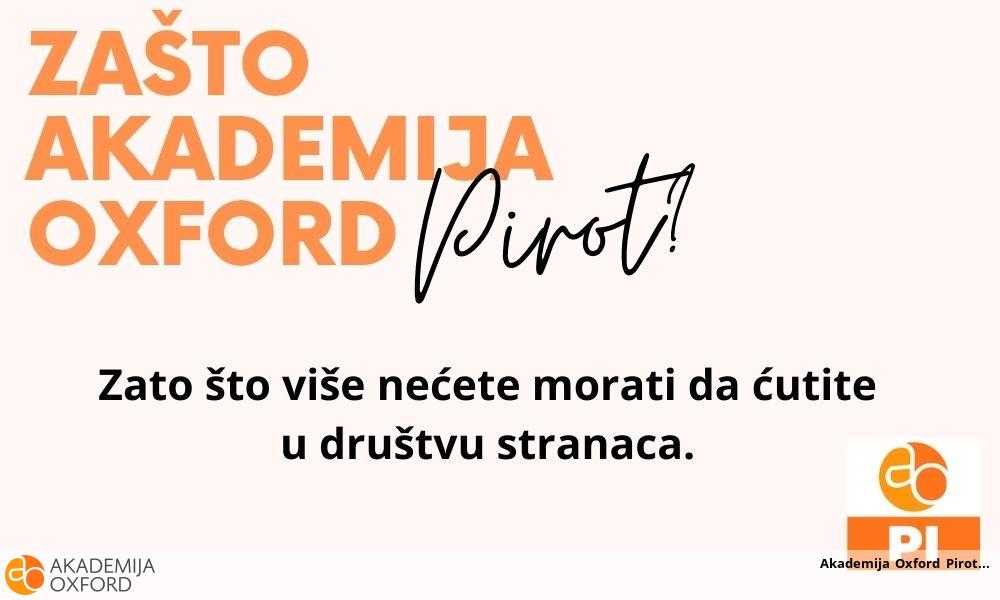 Akademija Oxford Pirot Akademija Oxford Pirot