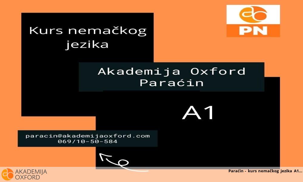 Paraćin - kurs nemačkog jezika A1