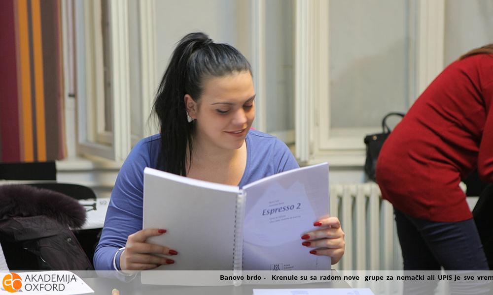 Banovo brdo - Krenule su sa radom nove grupe za nemački ali UPIS je sve vreme u toku! Banovo brdo - Krenule su sa radom nove grupe za nemački ali UPIS je sve vreme u toku!