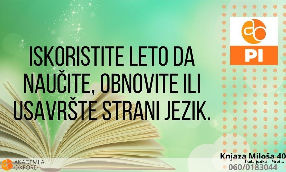 Škola jezika - Pirot Škola jezika - Pirot