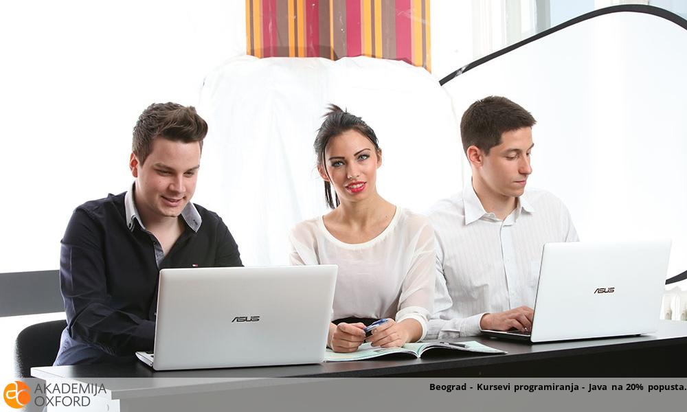 Beograd - Kursevi programiranja - Java na 20% popusta Beograd - Kursevi programiranja - Java na 20% popusta