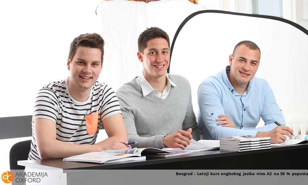Beograd - Letnji kurs engleskog jezika nivo A2 na 50 % popusta! Beograd - Letnji kurs engleskog jezika nivo A2 na 50 % popusta!