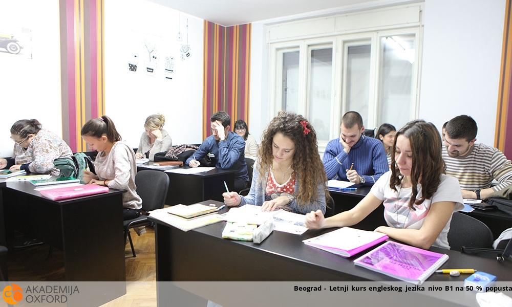 Beograd - Letnji kurs engleskog jezika nivo B1 na 50 % popusta!