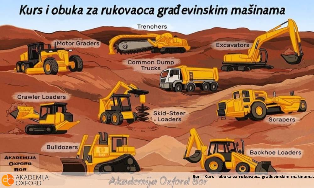 Bor - Kurs i obuka za rukovaoca građevinskim mašinama Bor - Kurs i obuka za rukovaoca građevinskim mašinama