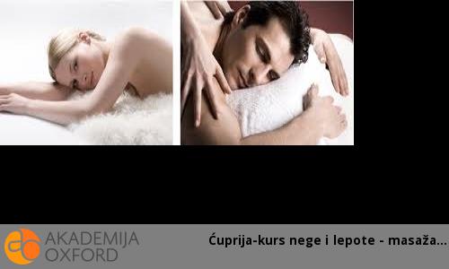 Ćuprija-kurs nege i lepote - masaža Ćuprija-kurs nege i lepote - masaža