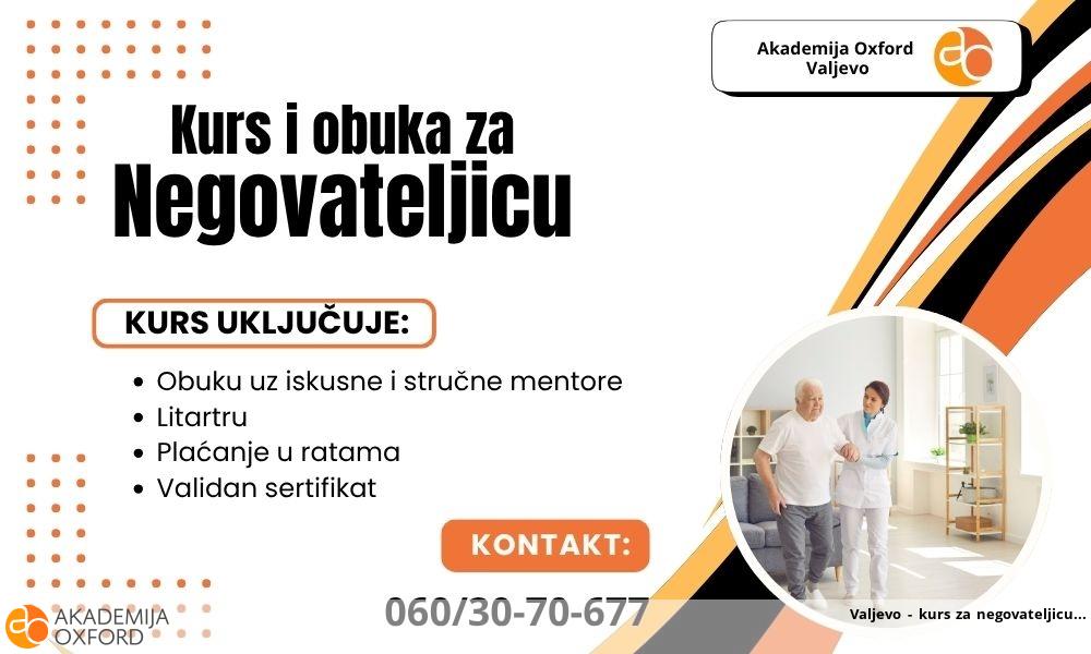 Valjevo - kurs za negovateljicu Valjevo - kurs za negovateljicu