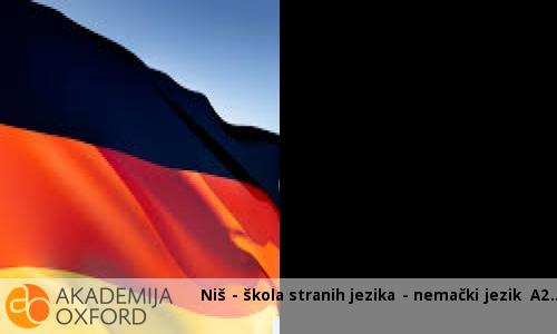 Niš - škola stranih jezika - nemački jezik A2