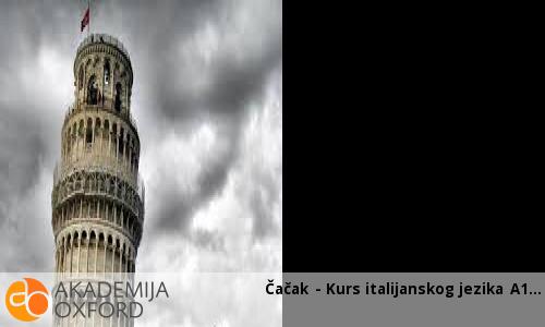 Čačak - Kurs italijanskog jezika A1