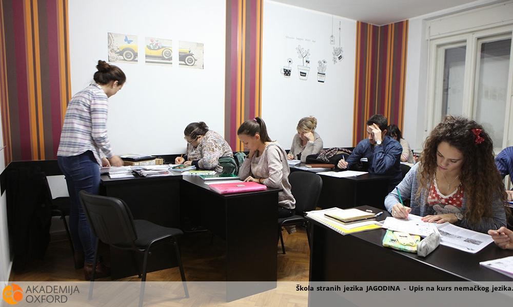 Škola stranih jezika JAGODINA - Upis na kurs nemačkog jezika