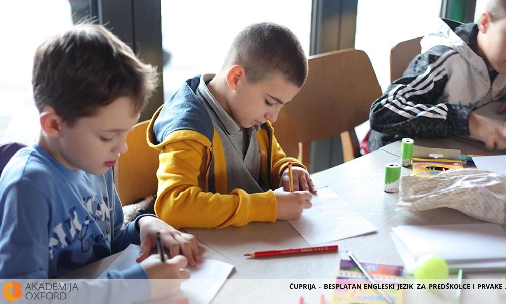 ĆUPRIJA - BESPLATAN ENGLESKI JEZIK ZA PREDŠKOLCE I PRVAKE 