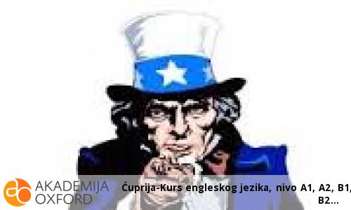 Ćuprija-Kurs engleskog jezika, nivo A1, A2, B1, B2 Ćuprija-Kurs engleskog jezika, nivo A1, A2, B1, B2