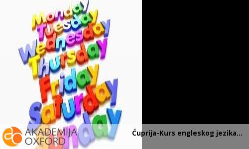 Ćuprija-Kurs engleskog jezika