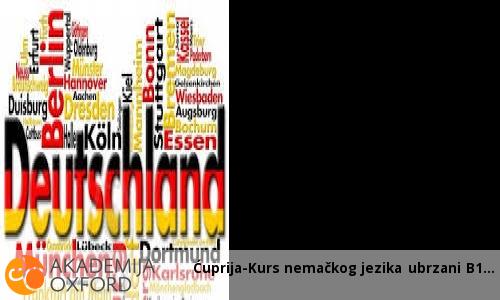 Ćuprija-Kurs nemačkog jezika ubrzani B1 Ćuprija-Kurs nemačkog jezika ubrzani B1