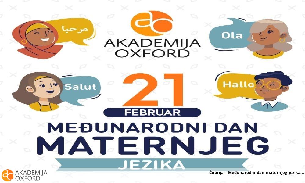Ćuprija - Međunarodni dan maternjeg jezika