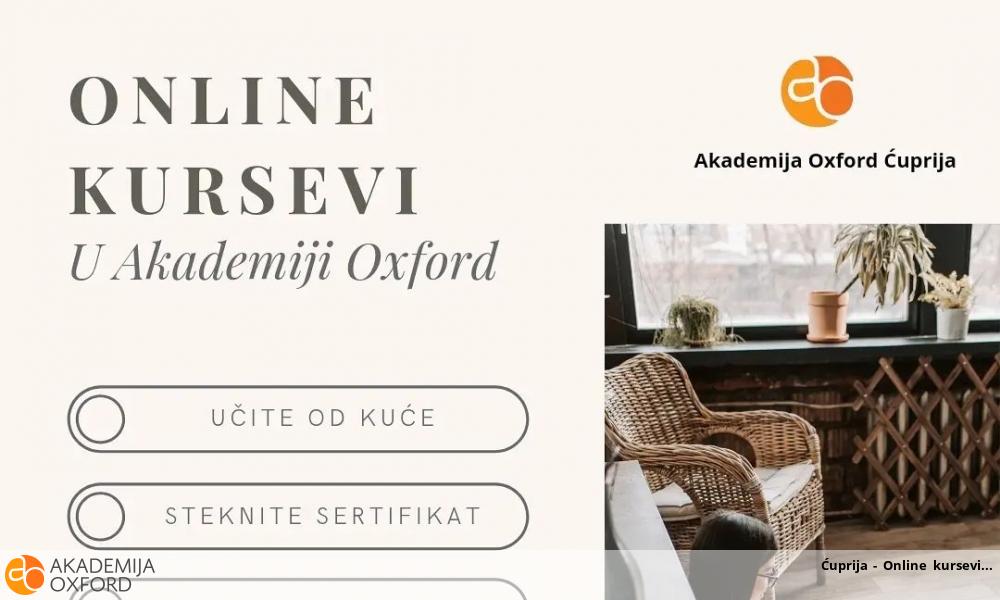 Ćuprija - Online kursevi Ćuprija - Online kursevi