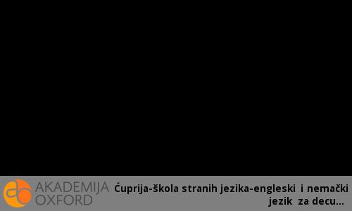 Ćuprija-škola stranih jezika-engleski i nemački jezik za decu Ćuprija-škola stranih jezika-engleski i nemački jezik za decu