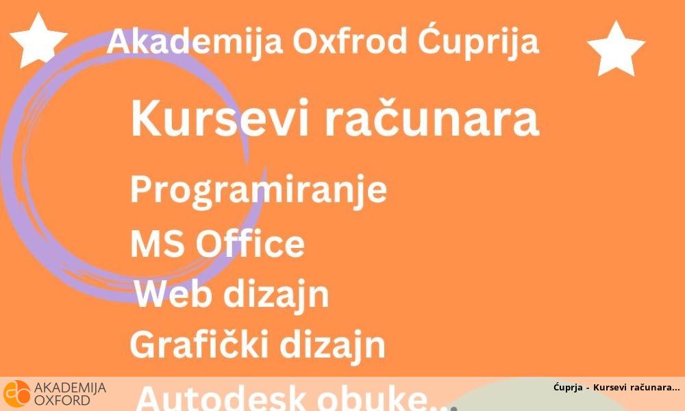 Ćuprja - Kursevi računara