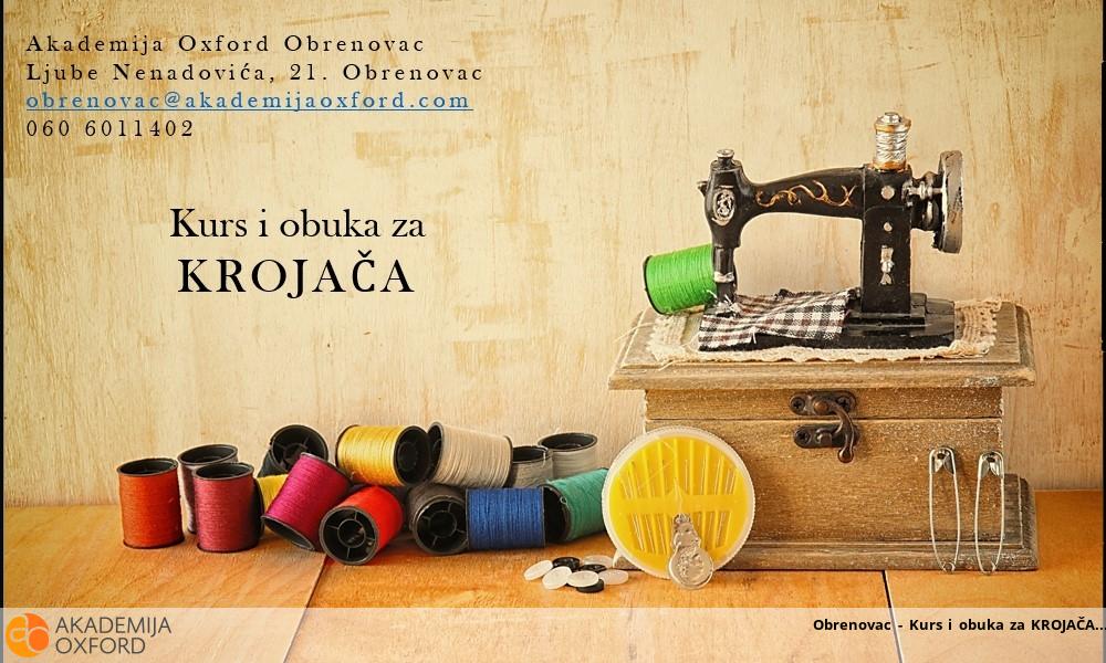 Obrenovac - Kurs i obuka za KROJAČA Obrenovac - Kurs i obuka za KROJAČA