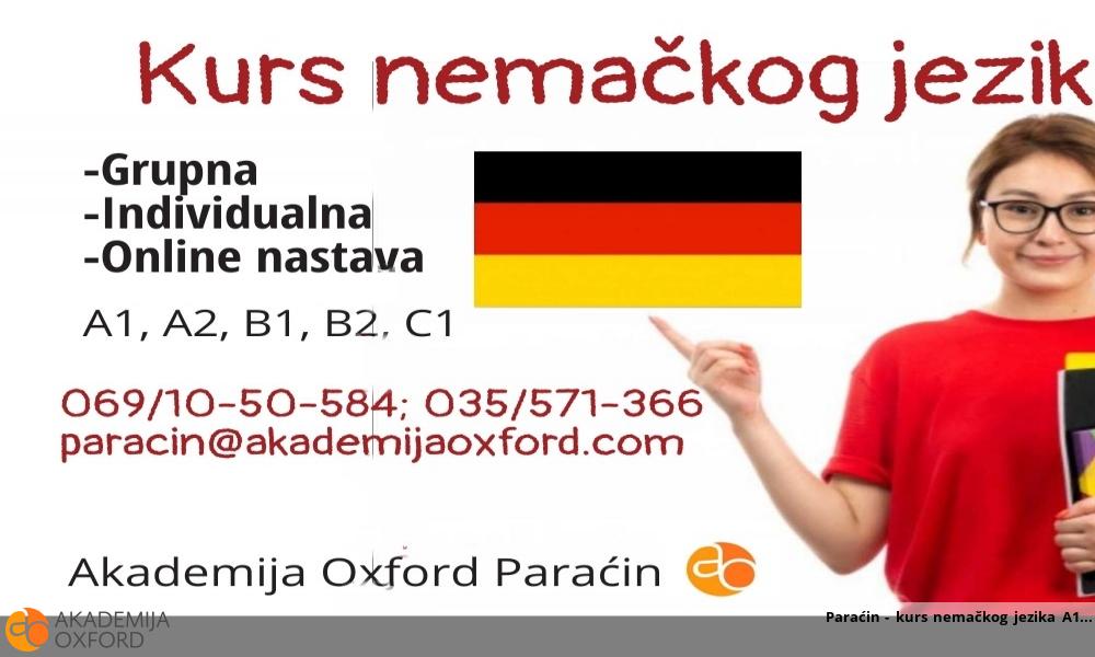 Paraćin - kurs nemačkog jezika A1