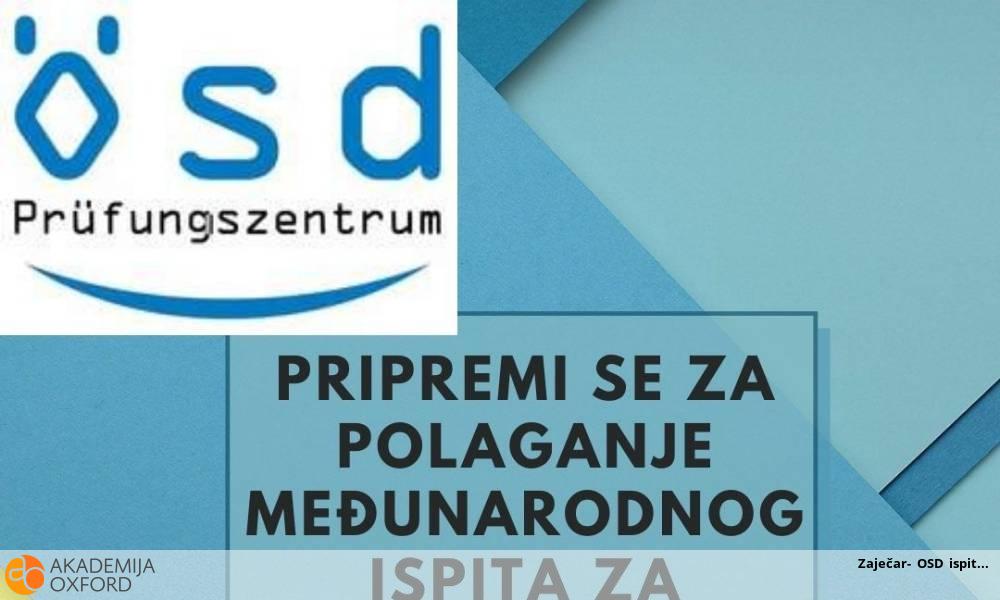 Zaječar- OSD ispit