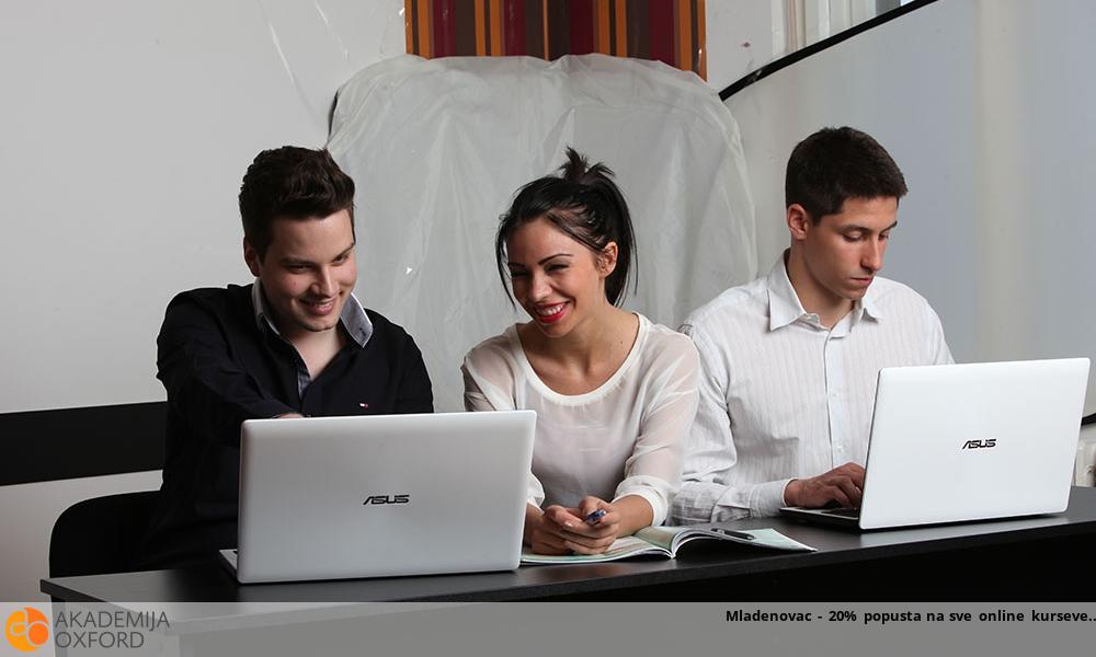 Mladenovac - 20% popusta na sve online kurseve