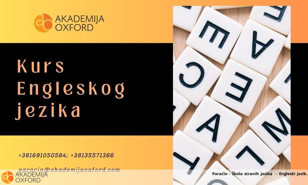 Paraćin - Škola stranih jezika - Engleski jezik Paraćin - Škola stranih jezika - Engleski jezik