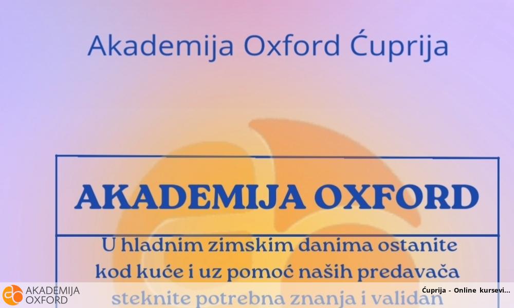 Ćuprija - Online kursevi Ćuprija - Online kursevi
