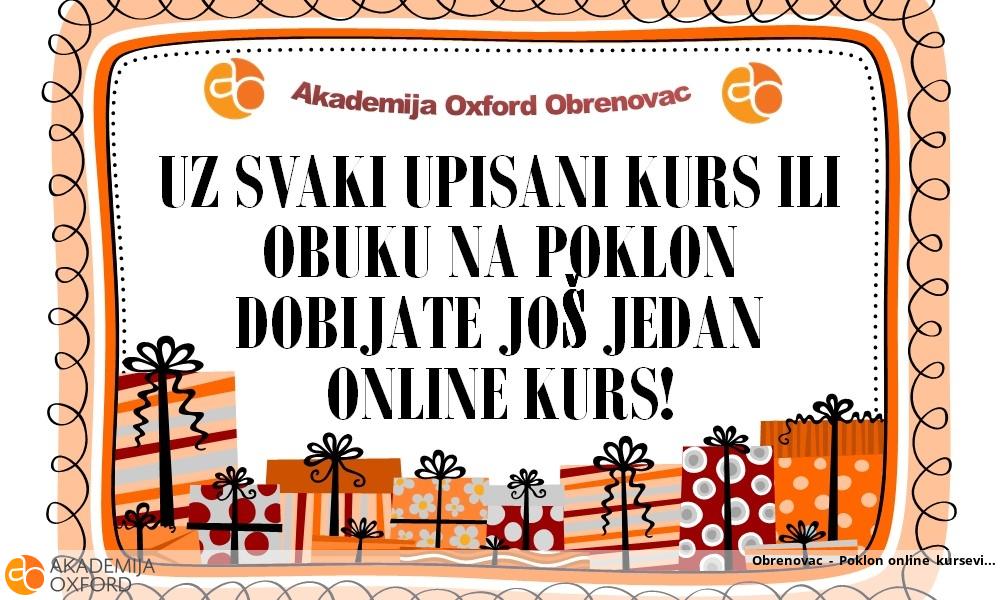 Obrenovac - Poklon online kursevi Obrenovac - Poklon online kursevi