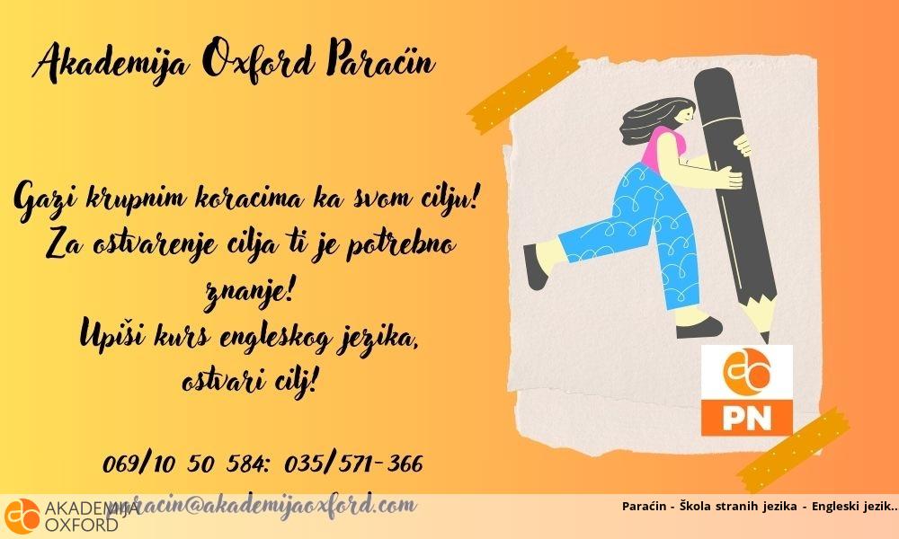 Paraćin - Škola stranih jezika - Engleski jezik