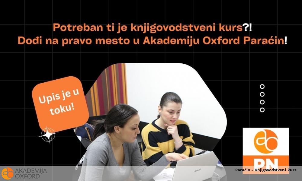 Paraćin - Knjigovodstveni kurs Paraćin - Knjigovodstveni kurs