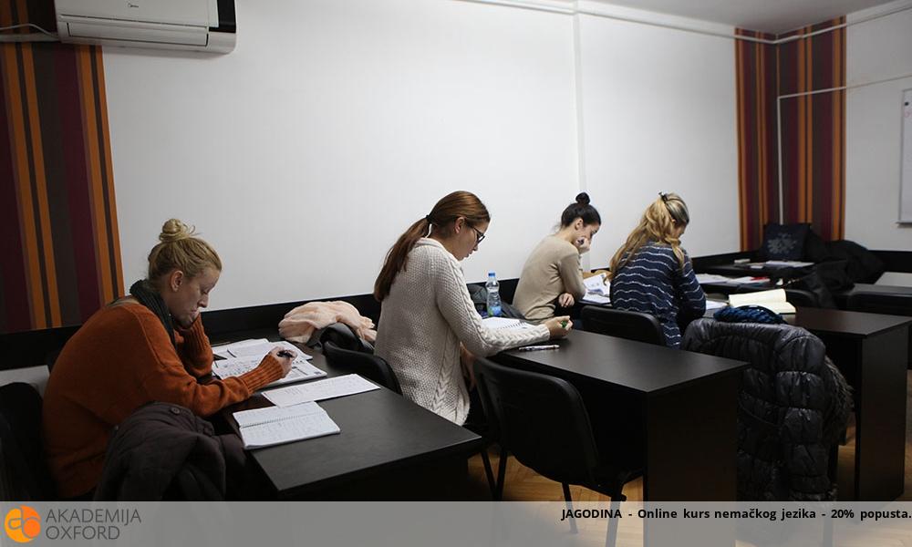JAGODINA - Online kurs nemačkog jezika - 20% popusta