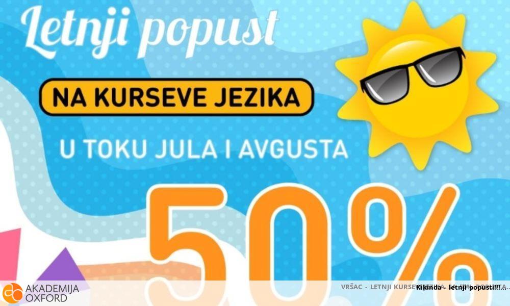 Kikinda - letnji popusti!!!