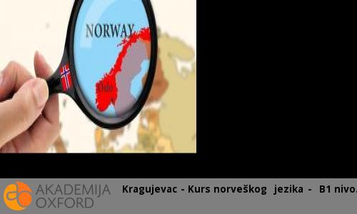 Kragujevac - Kurs norveškog  jezika -  B1 nivo