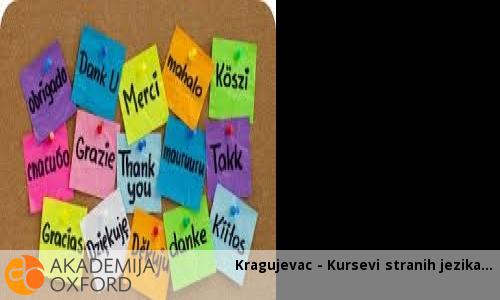 Kragujevac - Kursevi stranih jezika