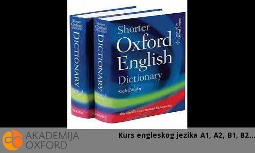 Kurs engleskog jezika A1, A2, B1, B2 Kurs engleskog jezika A1, A2, B1, B2