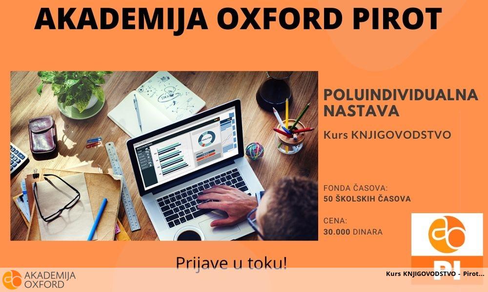 Kurs KNJIGOVODSTVO - Pirot Kurs KNJIGOVODSTVO - Pirot