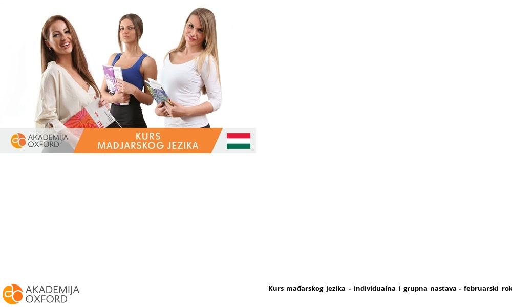 Kurs mađarskog jezika - individualna i grupna nastava - februarski rok Kurs mađarskog jezika - individualna i grupna nastava - februarski rok