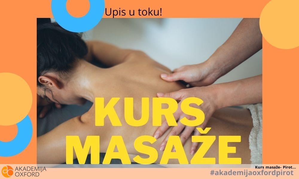 Kurs masaže- Pirot Kurs masaže- Pirot
