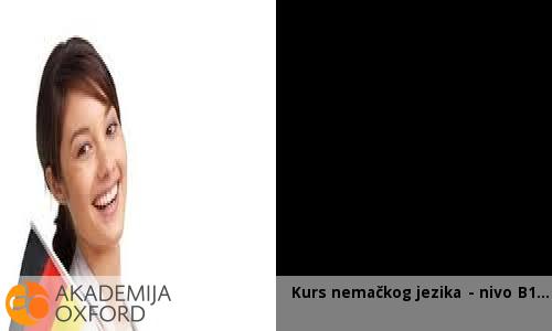 Kurs nemačkog jezika - nivo B1 Kurs nemačkog jezika - nivo B1