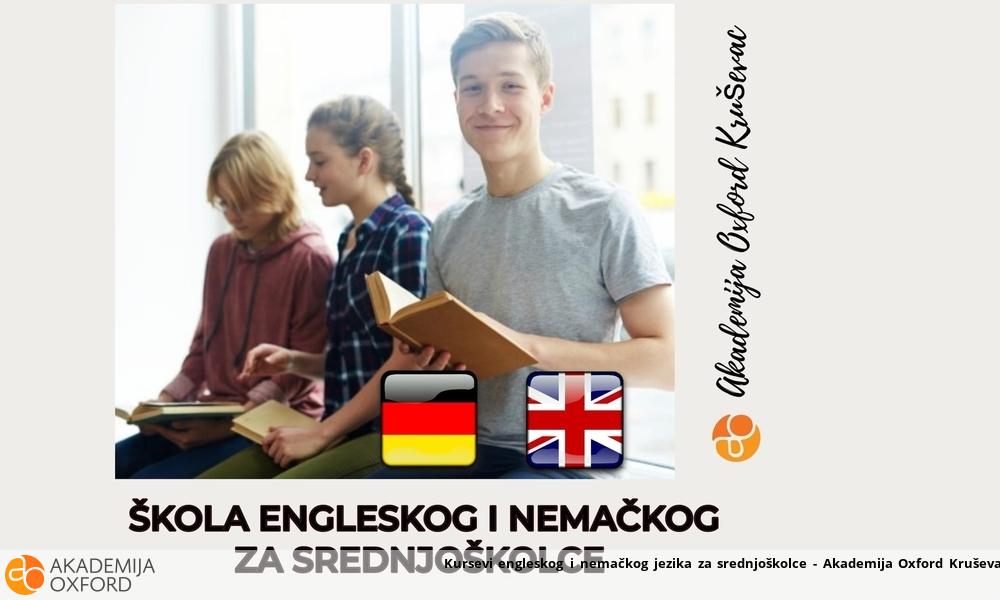 Kursevi engleskog i nemačkog jezika za srednjoškolce - Akademija Oxford Kruševac