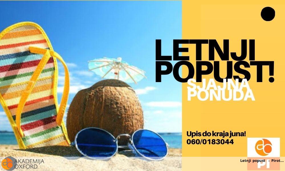 Letnji popust - Pirot Letnji popust - Pirot
