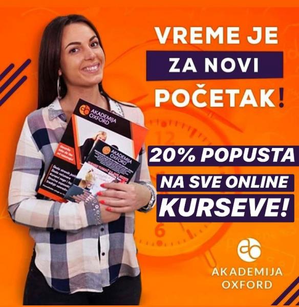 Mladenovac - 20% popusta na sve online kurseve