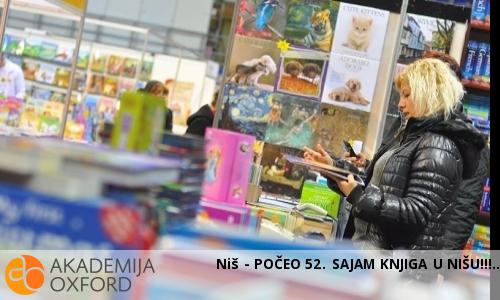 Niš - POČEO 52. SAJAM KNJIGA U NIŠU!!!