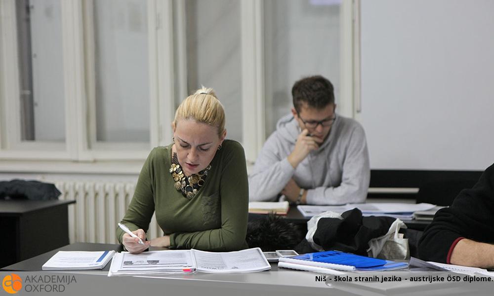 Niš - škola stranih jezika - austrijske ÖSD diplome