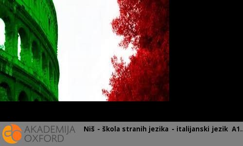 Niš - škola stranih jezika - italijanski jezik A1