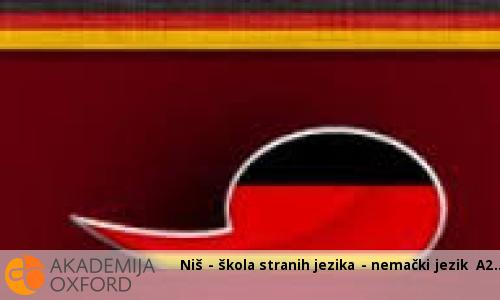 Niš - škola stranih jezika - nemački jezik A2