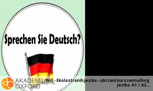 Niš - škola stranih jezika - ubrzani kurs nemačkog jezika A1 i A2