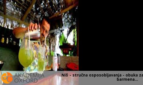 Niš - stručna osposobljavanja - obuka za barmena Niš - stručna osposobljavanja - obuka za barmena