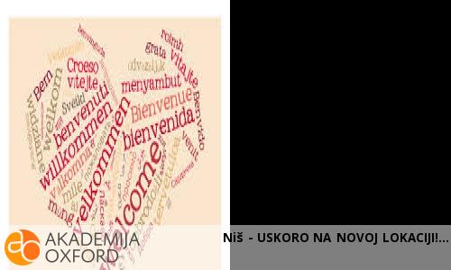 Niš - USKORO NA NOVOJ LOKACIJI! Niš - USKORO NA NOVOJ LOKACIJI!