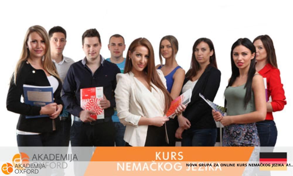 NOVA GRUPA ZA ONLINE KURS NEMAČKOG JEZIKA A1